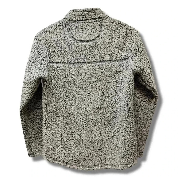 Wonder Nation Boys Sherpa Pullover Hoodie Gray Size Large 10-12 Casual - Picture 3 of 6